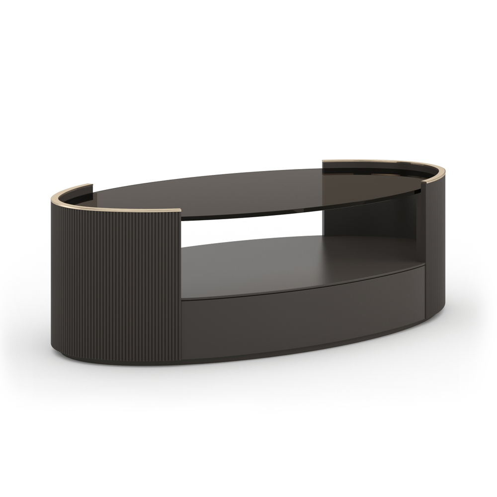 Caracole Philippines LOVE OVAL COCKTAIL TABLE -DARK CHOCOLATE