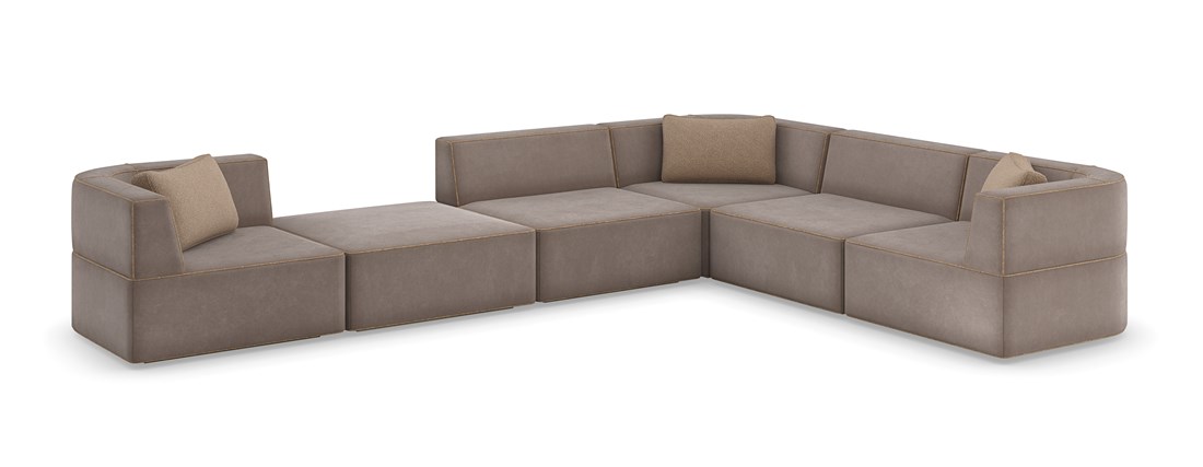 Caracole Philippines Marbella 6Pc Sectional Sofa